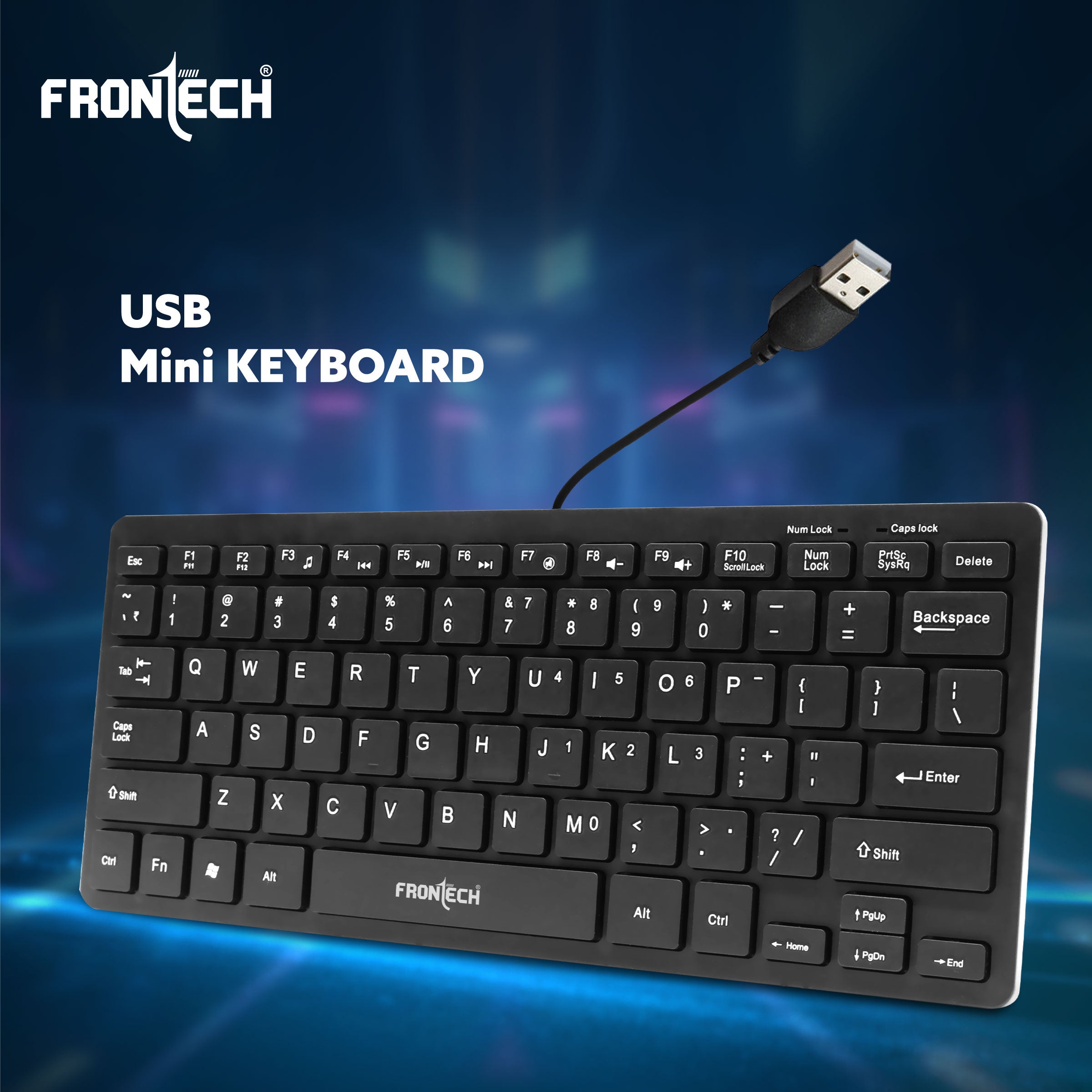 Frontech Wired Mini Keyboard (KB-0041) Frontech Wired Mini Keyboard (KB-0041)